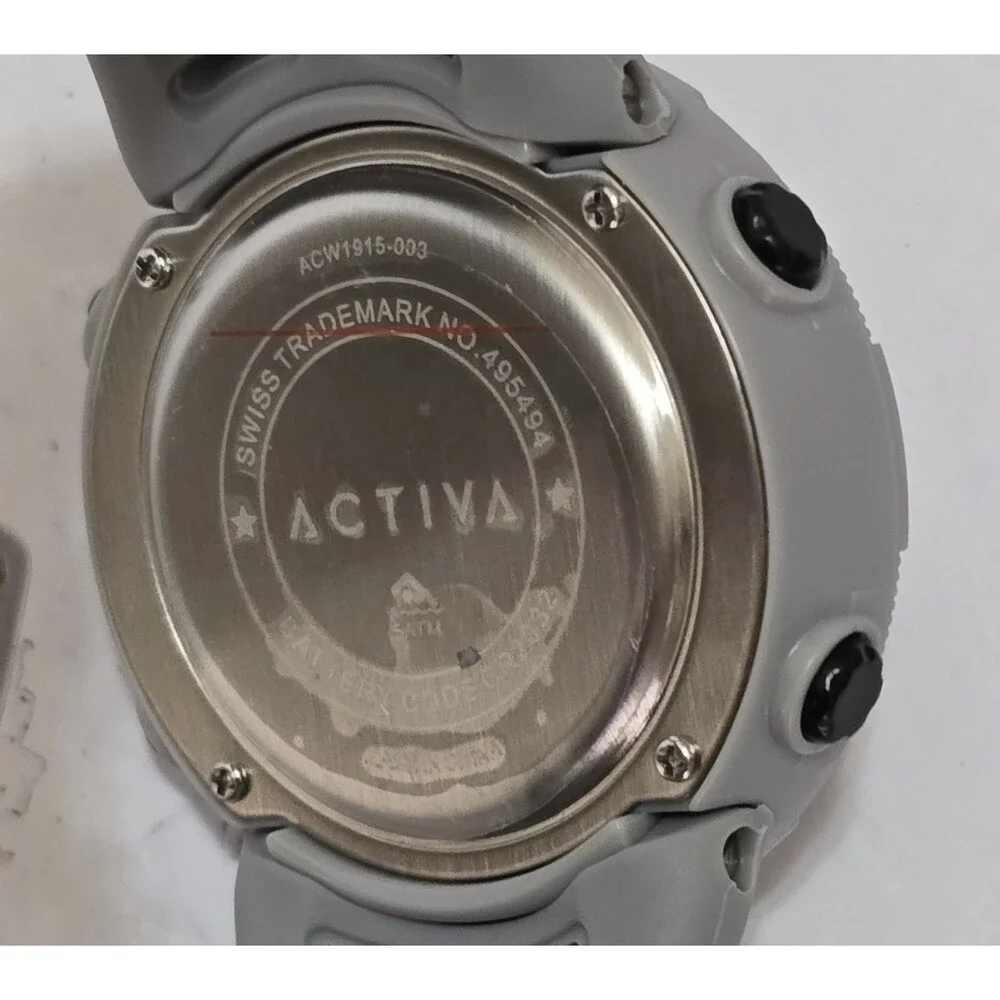 Activa X Invicta Digital Men's Watch 50mm Grey ACW1915-003 Brand New